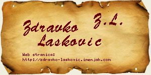 Zdravko Lasković vizit kartica
